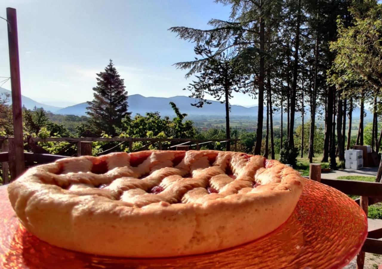 "Il Casaletto" Agriturismo Moderno, Vista Panoramica E Cibo Spettacolare- Scurcola Marsicana Eksteriør bilde
